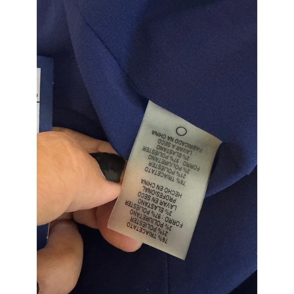 Karen Millen Color Block Dress‎ – Cobalt Blue & Navy - UK12/US8 - Picture 6 of 6